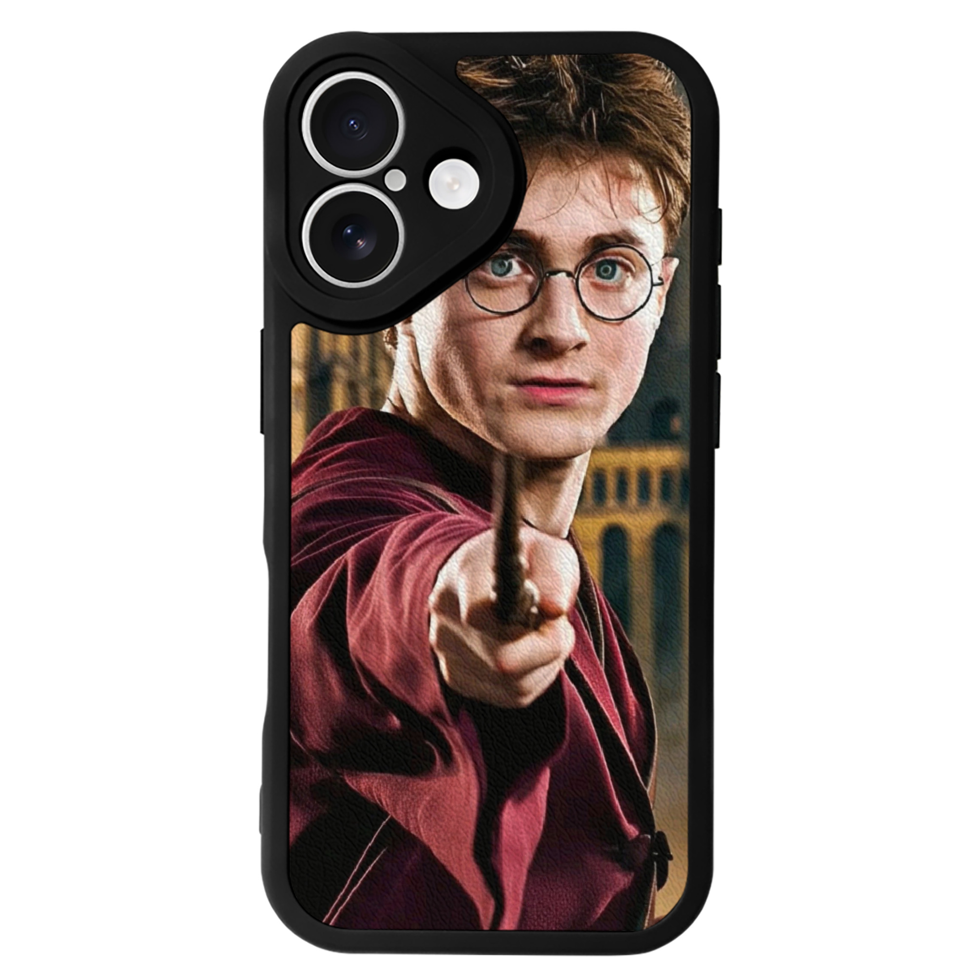 （画像用） Harry Potter ハリー・ポッターシリーズ 【iPhone 16シリーズ対応】シリコンスマホケース（レザー調） 材質：シリコン